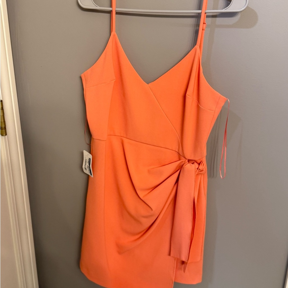 French Connection Vibrant Orange Dress